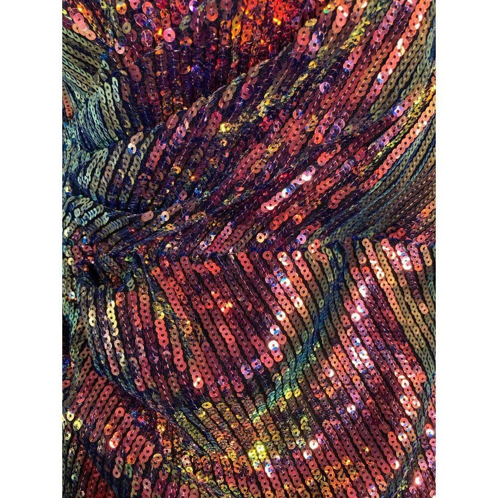 Hot & Delicious one shoulder sequin mini dress - Picture 5 of 8